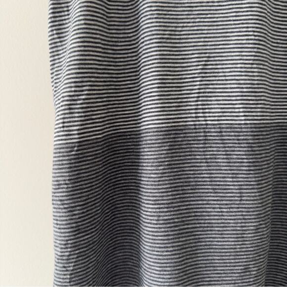 Lululemon Breezy Tank Divided Stripe Heathered Light Grey Heathered Dark Slate - Picture 11 of 14